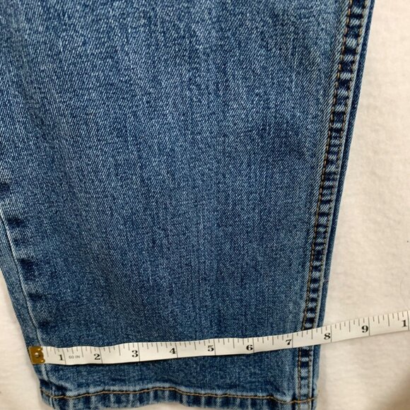 Levis 514 Mens Straight Fit Size 36x34 Blue Medium Wash Stretch Everyday Work - Picture 8 of 14